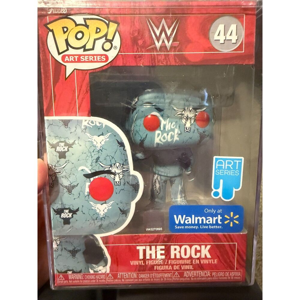 #278 - Funko Pop! Art Series WWE The Rock #44 Walmart Exclusive New in Box